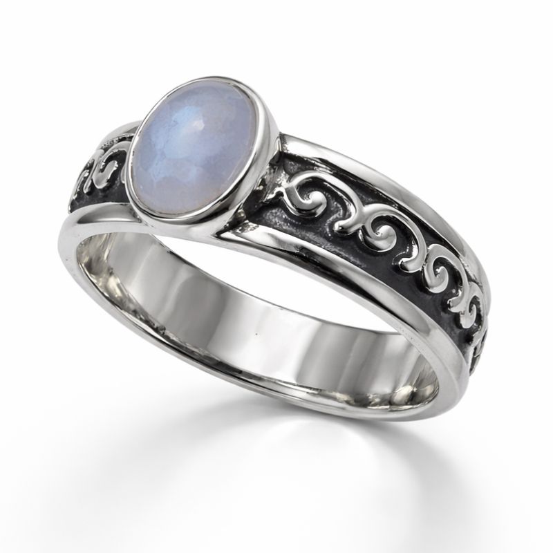 Moonstone Spinner Ring